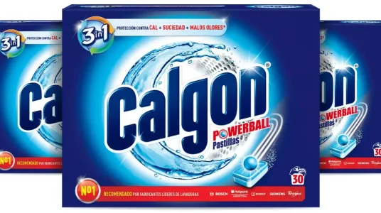 Calgon Powerball Tabs para lavadoras (90 pastillas)