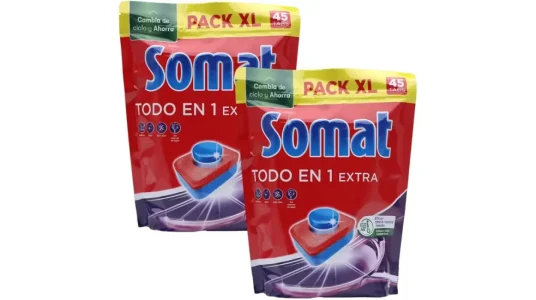 Pack 90x Lavavajillas Somat Todo en 1