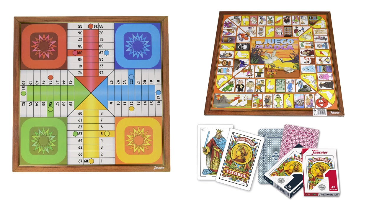 pack Fournier de Parchis, Oca y baraja española