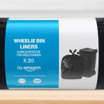 Pack x30 bolsas Amazon para cubo de basura de 240 litros con boca plana