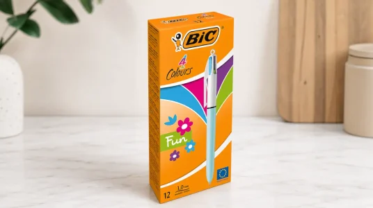 Pack x12 bolígrafos BIC 4 Colores para escribir en cuatro tonos