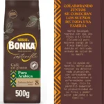 Pack 2x Café en grano Bonka cultivo sostenible Puro Arábica y Colombia