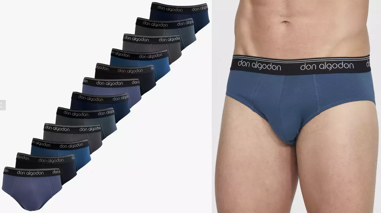 pack calzoncillos slips Don Algodon baratos