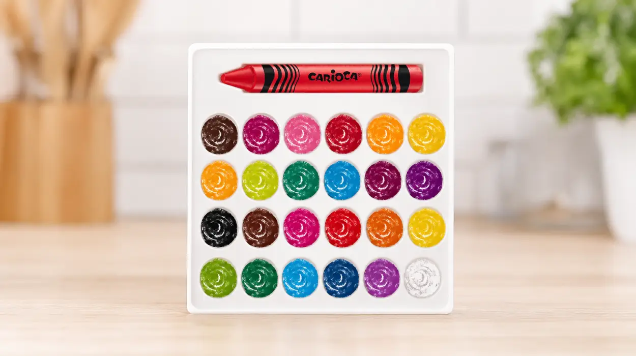 Pack de 24 ceras de colores Carioca tradicionales