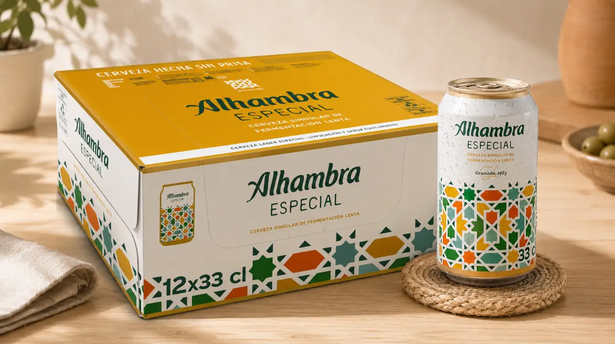 ✨ Cerveza Alhambra Especial: 12 latas de 33 cl para disfrutar con amigos