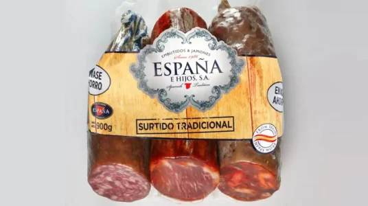 Pack de chorizo, lomo y salchichón España e Hijos de 900 gr