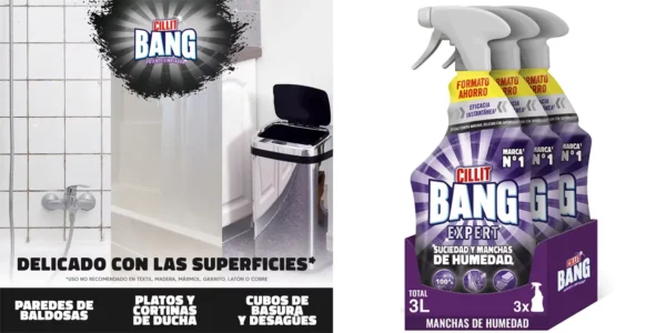 Pack 3x Cillit Bang Expert Suciedad y manchas de humedad de 1l