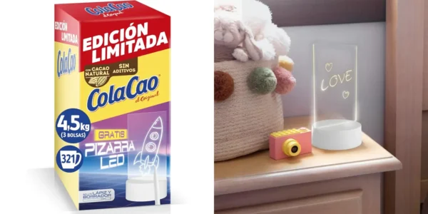 ColaCao Original de 4,5 kg con Pizarra LED