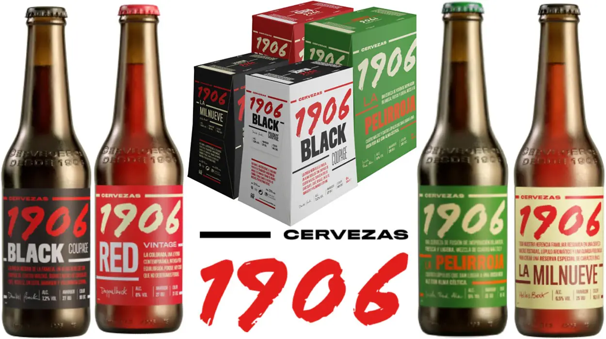 Pack combinado de 24 cervezas 1906