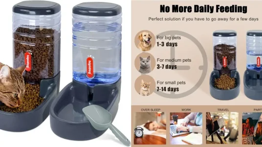 Pack comedero y bebedero automático Hipidog para mascotas