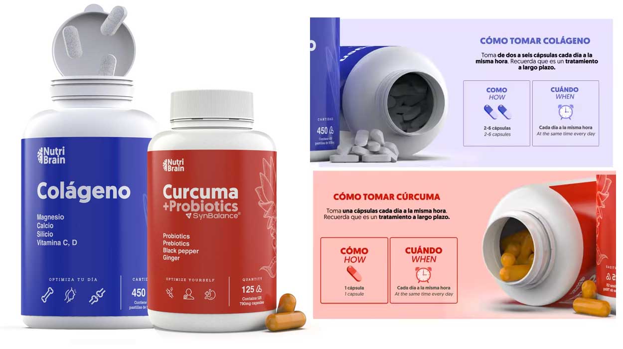 Pack cúrcuma Probióticos + Colágeno Hidrolizado barato