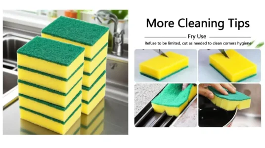 pack de 10 esponjas de fregado de doble cara