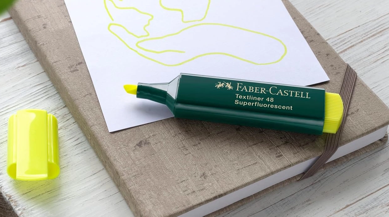 pack de 10 marcadores Faber Castell Texliner 48 color amarillo baratos