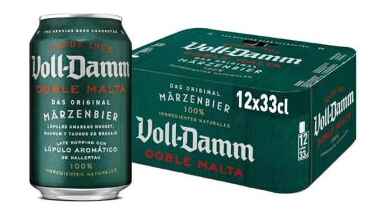 pack de 12 latas de Voll-Damm Doble Malta