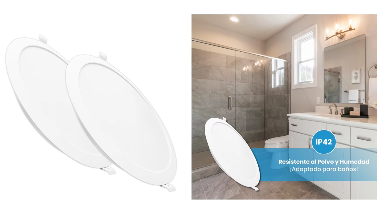 pack de 2 downlights LED Atomant