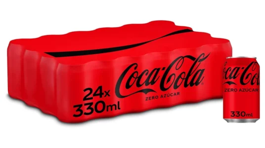 pack de 24 latas de Coca-Cola Zero de 330 ml