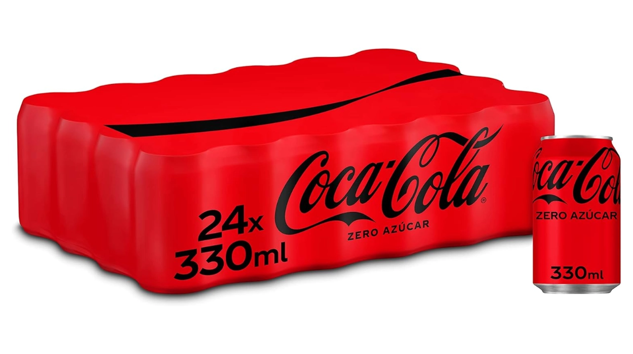 pack de 24 latas de Coca-Cola Zero de 330 ml