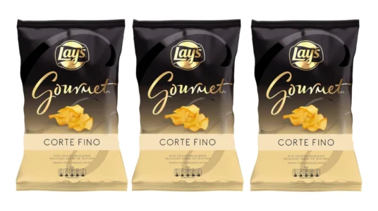 pack de 3 bolsas Lay's Gourmet Corte Fino de 150 g