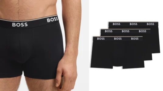 pack de 3 boxers negros Hugo Boss
