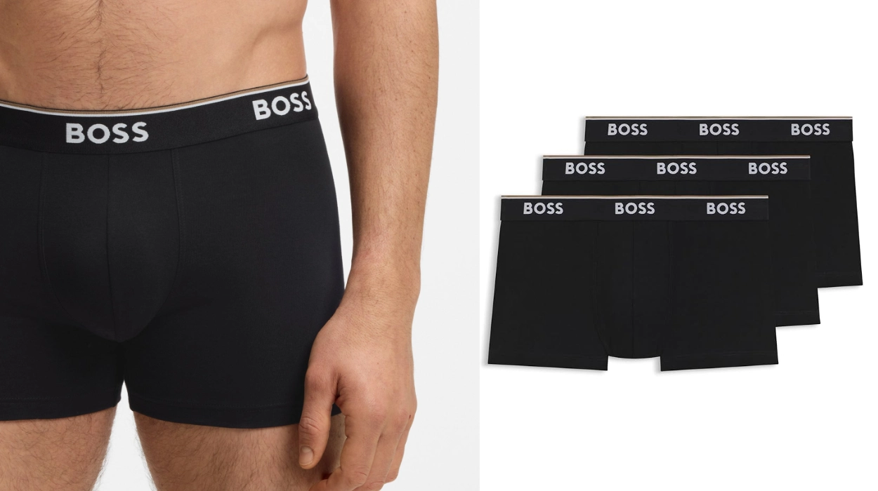 pack de 3 boxers negros Hugo Boss