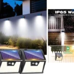 pack de 3 focos solares LED Lotmos para exterior