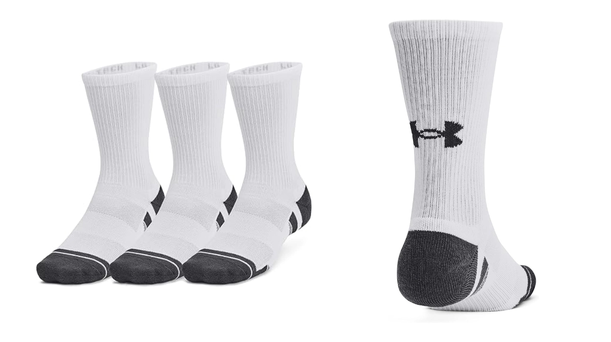 pack de 3 pares de calcetines Under Armour Performance Tech para hombre