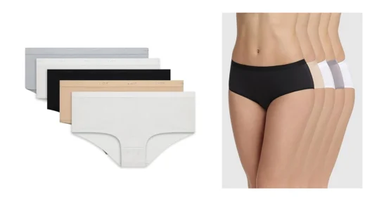 pack de 5 bragas DIM boxer Les Pockets Soft Touch para mujer