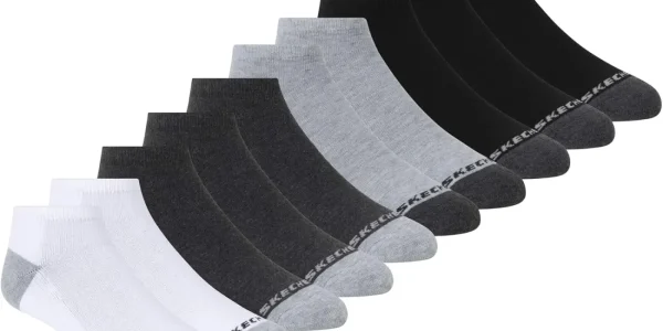 Chollo Pack de 5 pares de calcetines invisibles Skechers para hombre