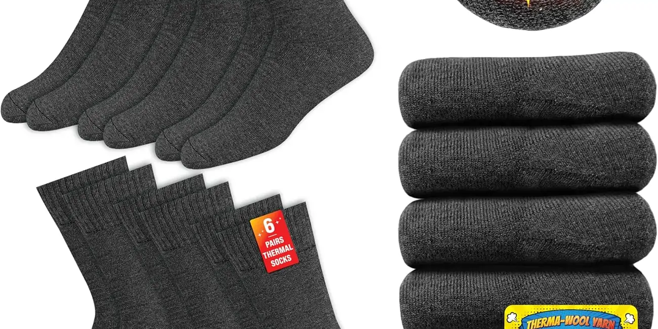 Pack de 6 calcetines térmicos Soxco unisex