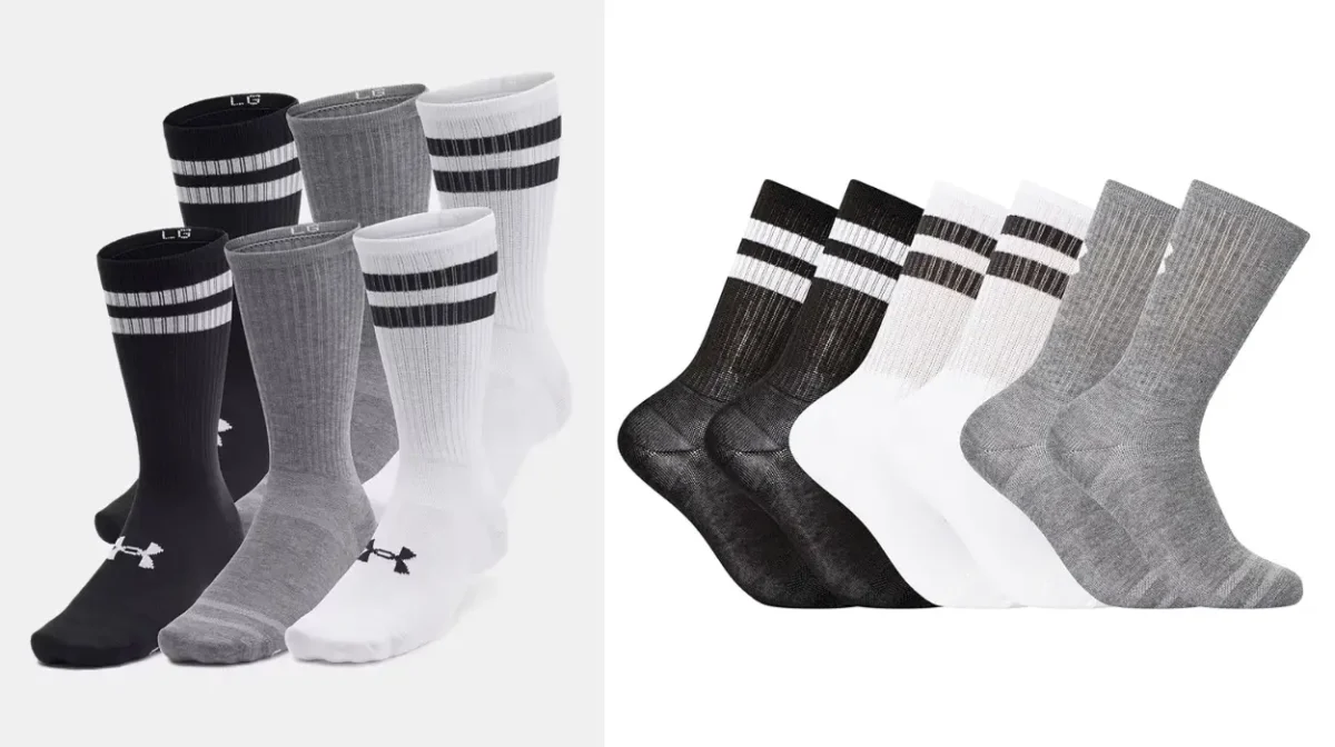 Pack x6 pares de calcetines Under Armour Essential Crew unisex