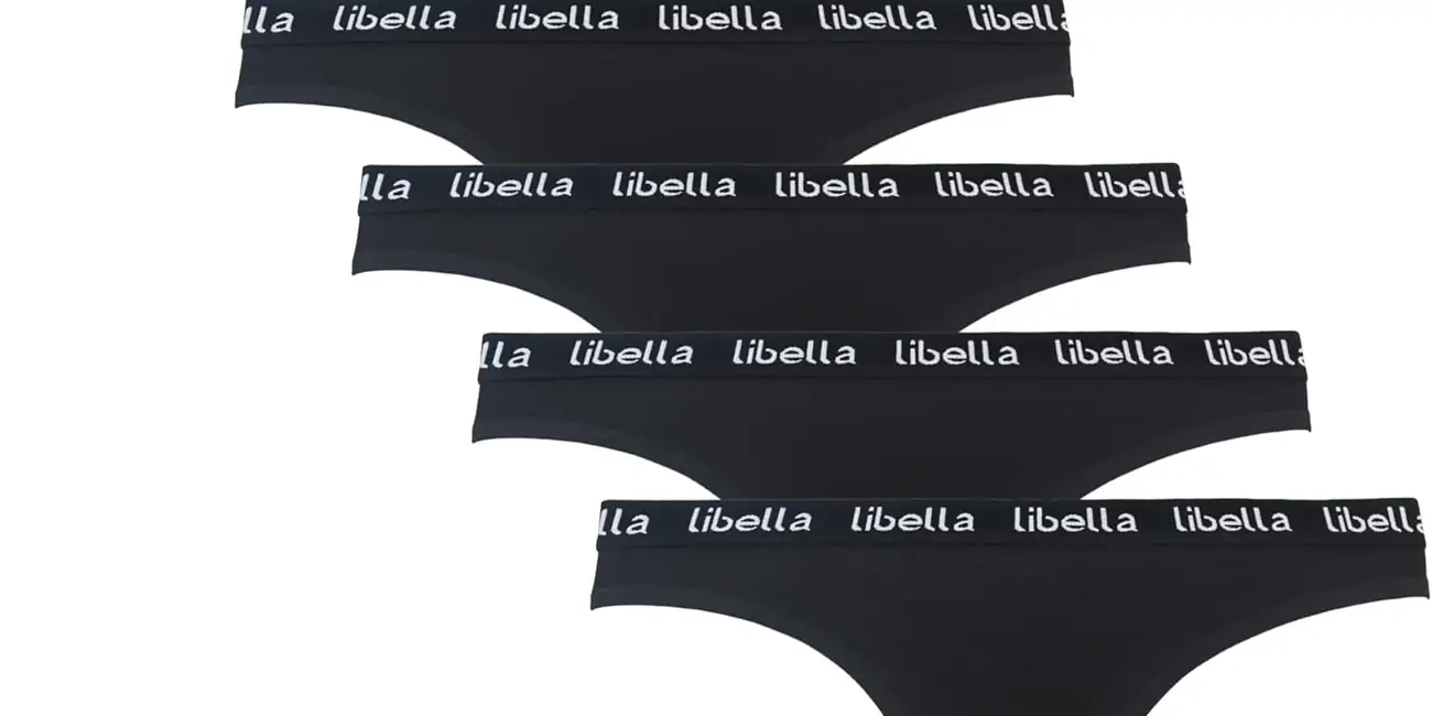 Pack de 6 tangas de algodón Libella para mujer