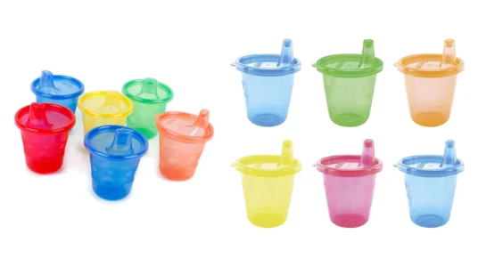 pack de 6 vasos antiderrame Nuby