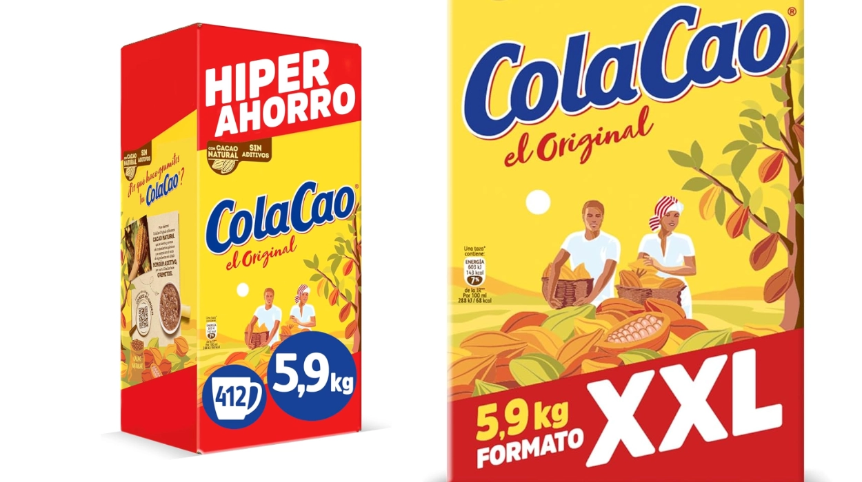 ¿Necesitas reponer tu despensa con uno de los cacaos solubles más vendidos de España? Este <strong>pack de Colacao de 5,9 kg</strong> puede ser justo lo que buscas si quieres ahorrar comprando un formato grande sin renunciar al sabor de siempre.Ahora puedes comprar este pack de Colacao de 5,9 kg en Amazon <a title="comprar en Amazon" href="https://www.ofertitas.es/tienda/?asin=B0FLQC89LM" target="_blank" rel="nofollow noopener noreferrer"><strong>por sólo 32,68€ con envío gratis</strong></a>, a sólo 5,54€ el kilo, así que aprovecha para llevarte el cacao favorito de miles de familias al mejor precio.<!--more--><h2>Pack de Colacao de 5,9 kg al mejor precio en Amazon</h2>Esto es lo que cuesta pack de Colacao de 5,9 kg en otras tiendas:<ul> <li><a title="tienda1" href="https://www.ofertitas.es/tienda/?producto=https://www.hipercor.es/supermercado/0110120646400620-colacao-original-cacao-soluble-estuche-5-kg/" target="_blank" rel="nofollow noopener">6,70€ el kg</a> en Hipercor</li><li><a title="tienda2" href="https://www.ofertitas.es/tienda/?producto=https://www.dia.es/cafe-cacao-e-infusiones/cacao/p/27083" target="_blank" rel="nofollow noopener">7,72€ el kg</a> en DIA</li> </ul>Como puedes comprobar, <a title="comprar en Amazon" href="https://www.ofertitas.es/tienda/?asin=B0FLQC89LM" target="_blank" rel="nofollow noopener noreferrer"><strong>la oferta de Amazon</strong></a> es claramente la más barata en este momento, así que es una gran ocasión para llevarte este formato XL con un ahorro considerable.<h2>Pack de Colacao de 5,9 kg: sabor de siempre en un formato para ahorrar</h2>Este pack de Colacao de 5,9 kg tiene un <strong>sabor clásico y auténtico</strong> que lleva décadas acompañando desayunos y meriendas en miles de hogares. Además, está elaborado con cacao natural y su famosa textura granulada que se mezcla fácilmente tanto en frío como en caliente.El Colacao de 5,9 kg cuenta con <strong>un formato económico perfecto para familias grandes o consumidores habituales</strong>, permitiéndote ahorrar respecto a los tamaños estándar del supermercado. También <a title="comprar en Amazon" href="https://www.ofertitas.es/tienda/?asin=B0FLQC89LM" target="_blank" rel="nofollow noopener noreferrer"><strong>incluye su receta de siempre</strong></a>, esa que combina cacao en polvo, un punto de dulzor y su inconfundible aroma.Además de ser un clásico, este Colacao en formato XXL también <strong>dispone de una presentación muy práctica</strong> para almacenarlo durante meses sin perder calidad. Es ideal para preparar desayunos energéticos, meriendas infantiles, batidos o para usarlo en recetas de repostería.<h2>Pack de Colacao de 5,9 kg con valoraciones excelentes</h2>Aquí puedes leer algunas de las buenas opiniones que pack de Colacao de 5,9 kg ha recibido por parte de sus compradores:<blockquote>Muy buen precio por tanta cantidad. En casa somos fans del Colacao y este formato nos dura muchísimo.</blockquote><blockquote>El sabor de siempre, pero mucho más barato que en el súper. Perfecto para familias grandes.</blockquote><blockquote>Viene muy bien empaquetado, llegó rápido y el precio por kilo es imbatible. Lo recomiendo totalmente.</blockquote>pack de Colacao de 5,9 kg
