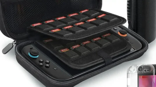 Chollo pack de accesorios Tixlux para Nintendo Switch 2 con estuches, protectores y grips