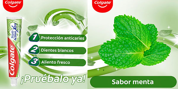 Dentífrico con flúor Colgate Triple Acción Xtra Fresh barato