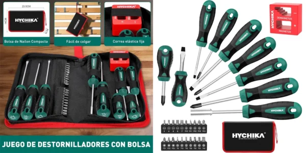 Set de destornilladores HYCHIKA de 30 piezas