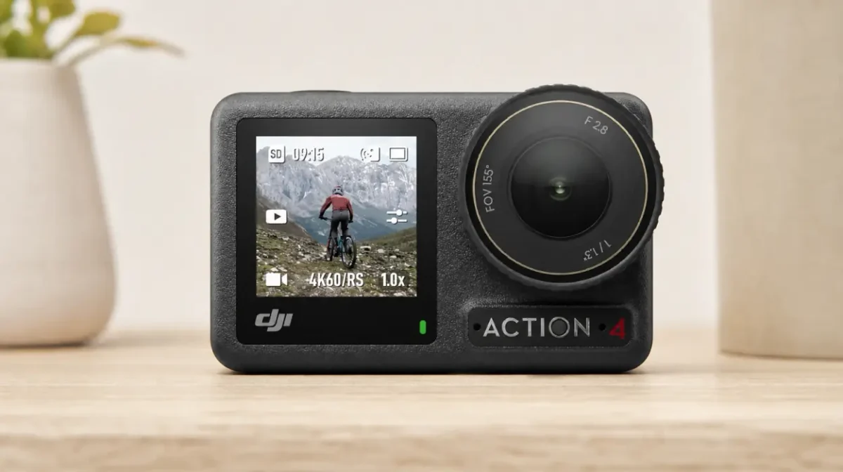 Cámara de acción DJI Osmo Action 4 en Pack Estándar, con vídeo 4K a 120 fps