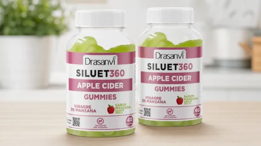 Gominolas Drasanvi Siluet con vinagre de manzana en pack de 2 botes