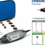 Multiherramienta Dremel 3000 de 130W con 15 accesorios y maletín
