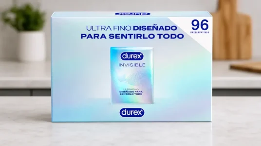 Pack x96 preservativos Durex Invisible ultrafinos