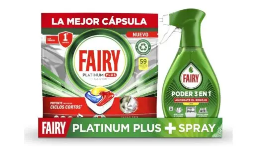Pack Fairy Platinum Plus Capsulas Fairy Poder Limon