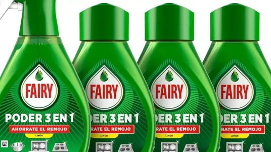 Chollo Pack Fairy Poder Sin Remojo Limón Spray 650 ml + 3 Recambios 500 ml