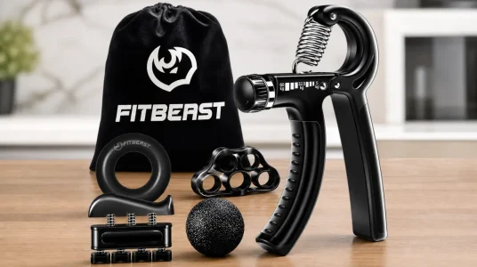 Kit FitBeast de 5 piezas para fortalecer manos, dedos y antebrazos