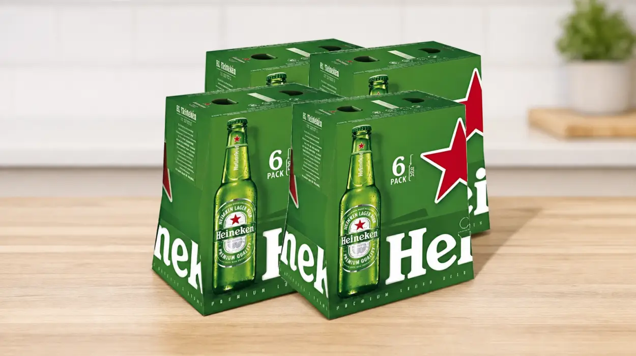 Pack x48 botellas de cerveza Heineken lager de 25 cl
