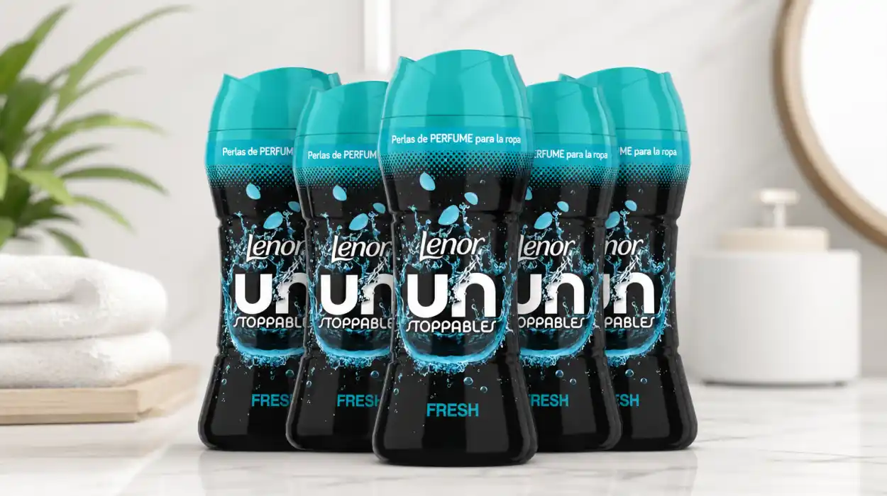 Pack x6 Perlas de perfume Lenor Unstoppables de 270 g, para una colada con fragancia fresca