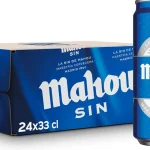 Pack x24 latas de cerveza Mahou Sin sin alcohol de 33 cl