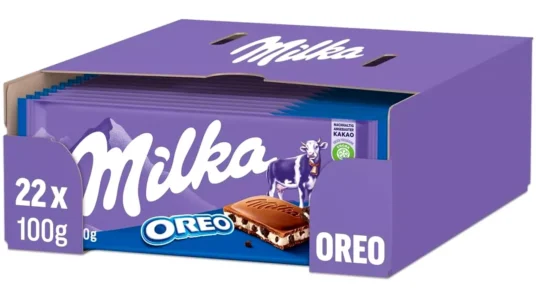 22 tabletas de chocolate Milka Oreo baratas