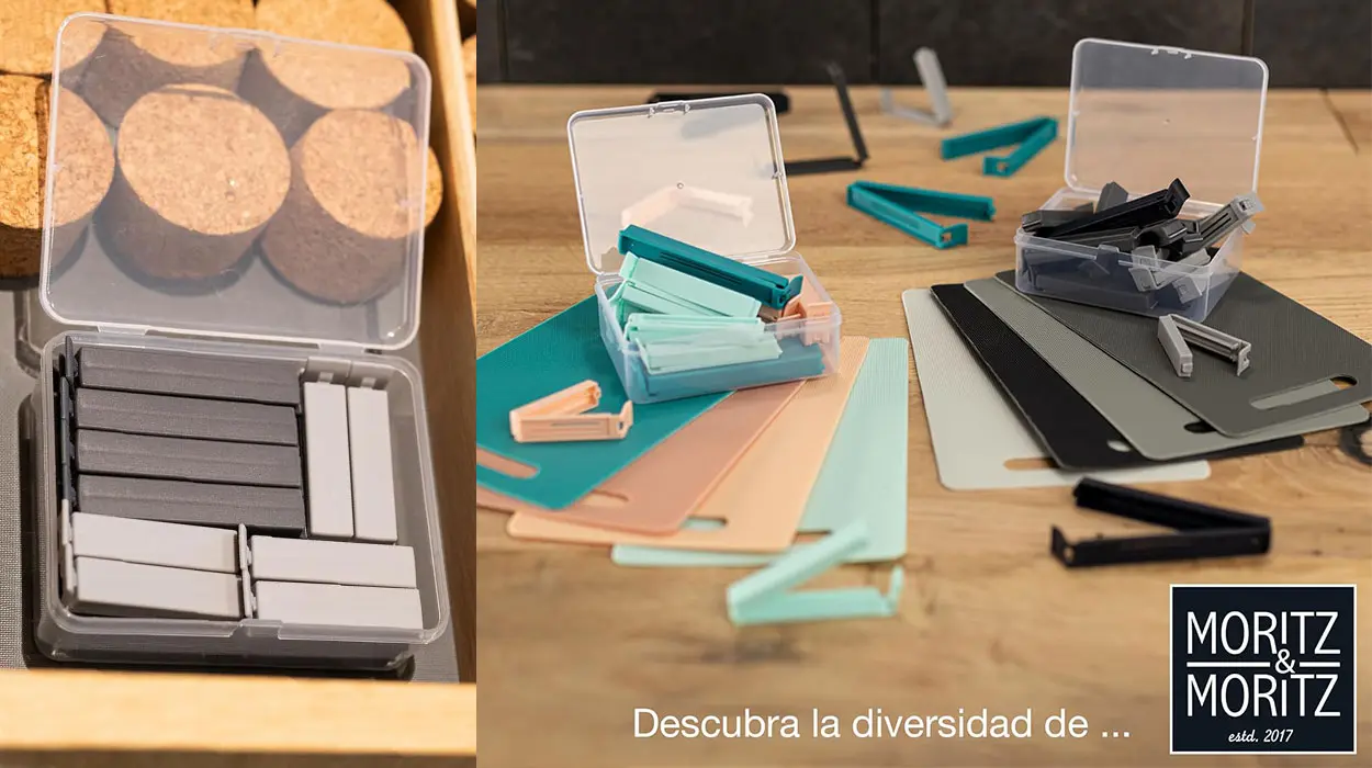 Pack Moritz & Moritz de 24 pinzas para bolsas de alimentos barato