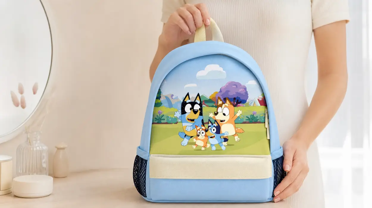 Pack infantil Nenuco con mochila Bluey, champú, jabón y colonia