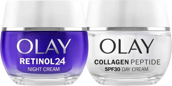 Chollo pack olay retinol24 y collagen peptide24 día y noche